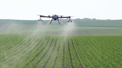 Drone-spraying