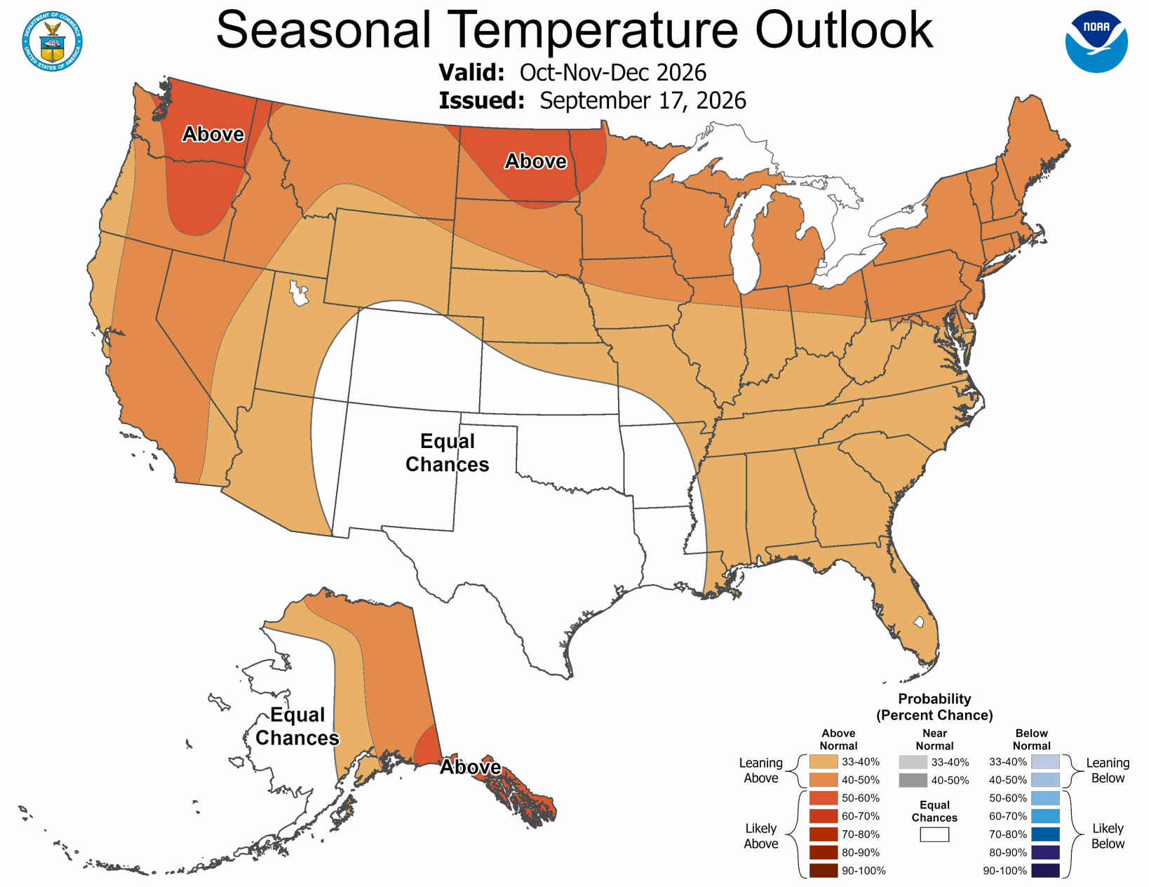 Temp outlook