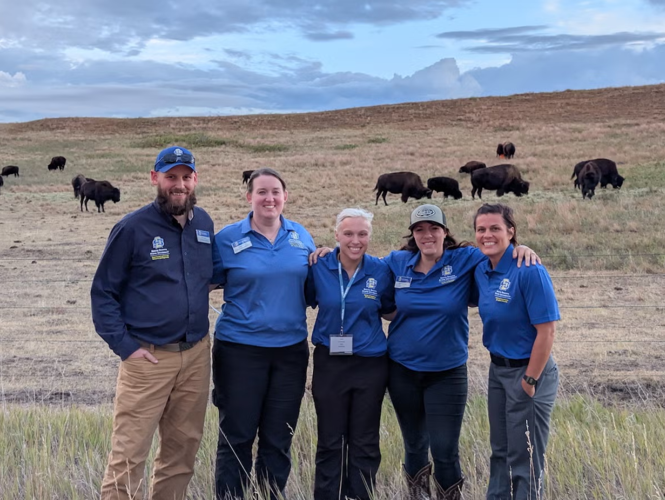 Bison research team