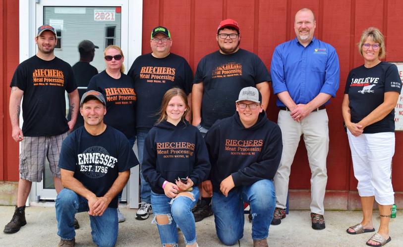 Team at Riechers Meat with Randy Romanski