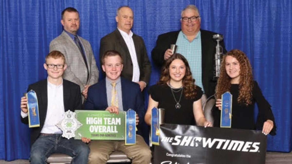 Illinois’ 4-H Livestock Skillathon team