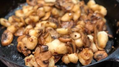 Crispy-Mushroom-Garlic-Gnocchi