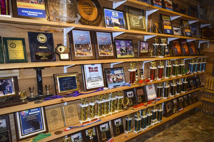 Wall of trophies