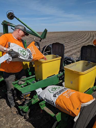 Nathan Sorensen spring planting Iowa 2024
