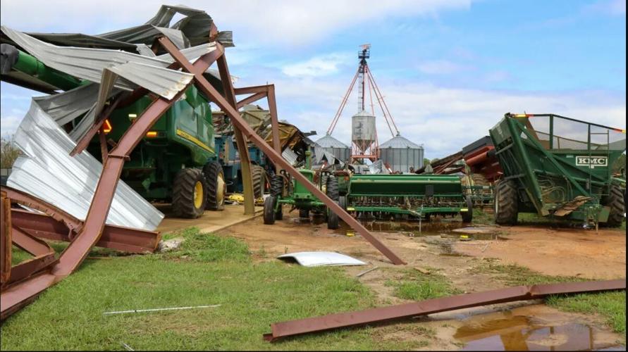 Destroyed farm