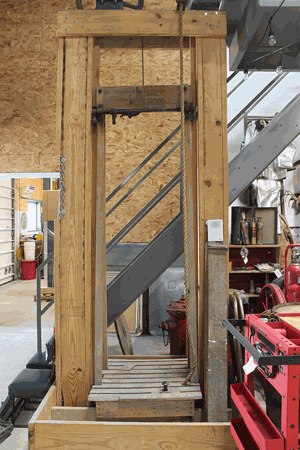 human-operated elevator