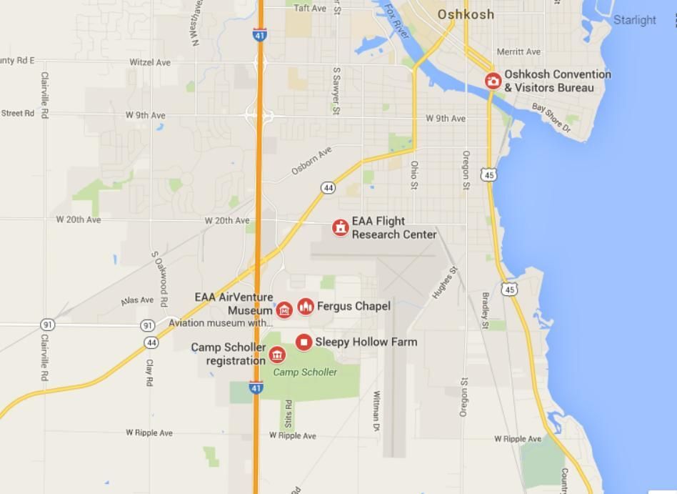 WPS Farm Show driving map