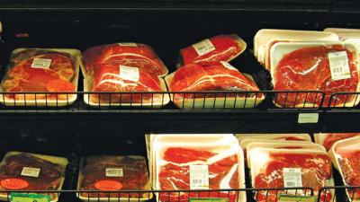 Red meat in grocery