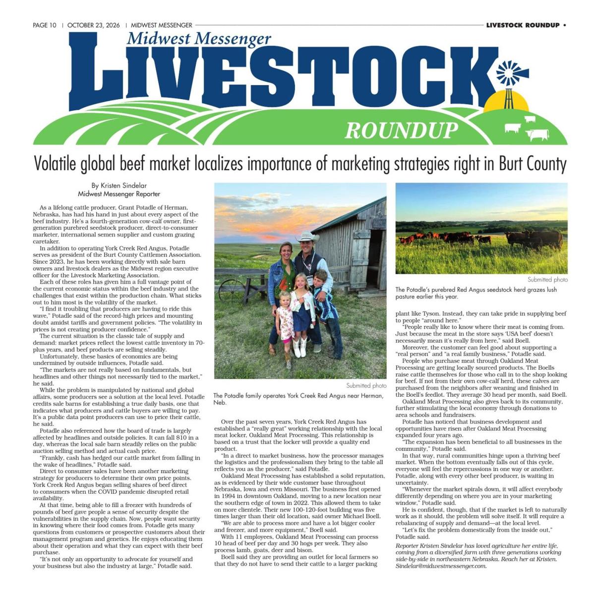 Livestock Roundup 10-23-26