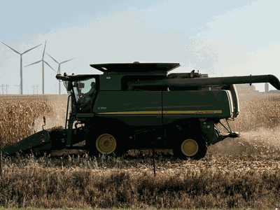 harvest on Wayne Koehler’s farm