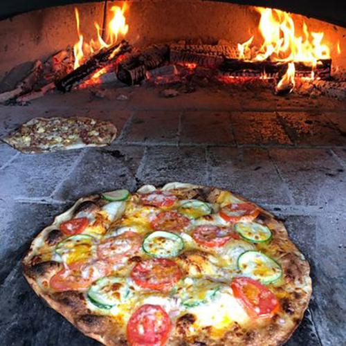 Stone Wall Brick Oven Pizza 2