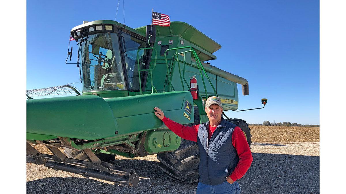 Shelby County, Mo., farmer Brad Blaise