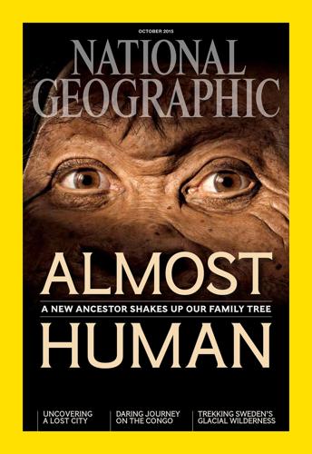 National Geographic Homo naledi cover
