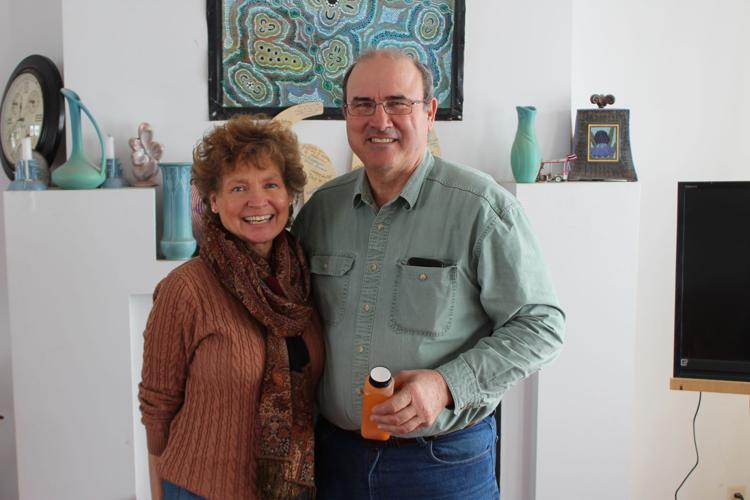 Ranae and Tom Morog with oil