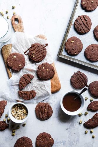 Gluten-free Brownie Cookies with Black Walnuts