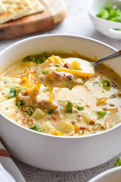 Cheeseburger Chowder