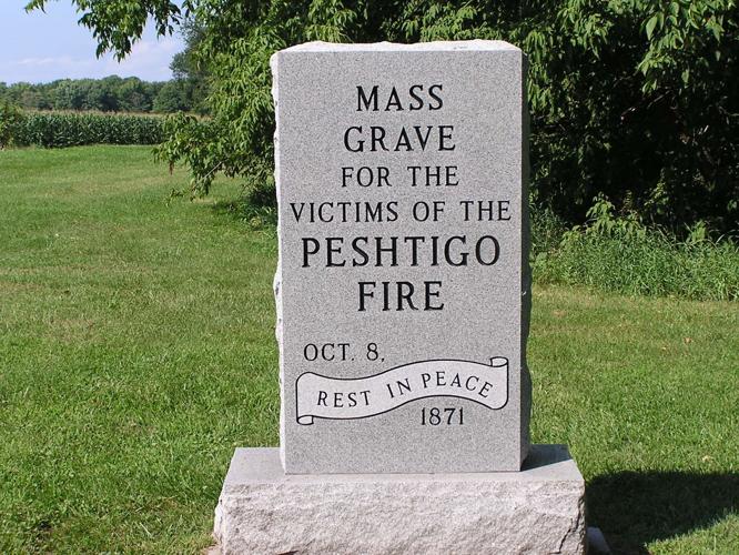 Mass grave marker