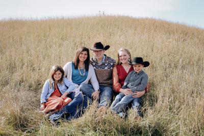 Matt, Amanda, Montana, Annabelle and Brant at Five Pine Cattle Co.