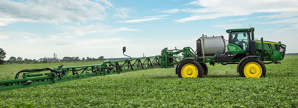 Sprayer in soybean field (copy)