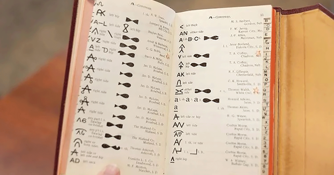 Cattle brand books explore unique agriculture history