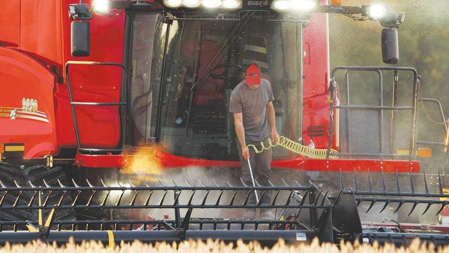 winter combine storage