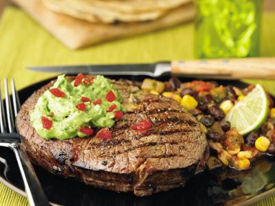 Grilled Beef Flank Steak With Wild Mushroom Salsa
