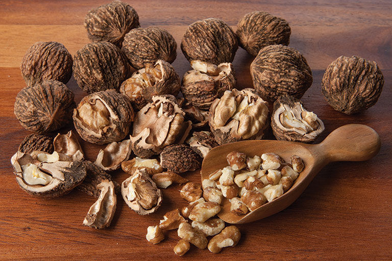 black walnuts