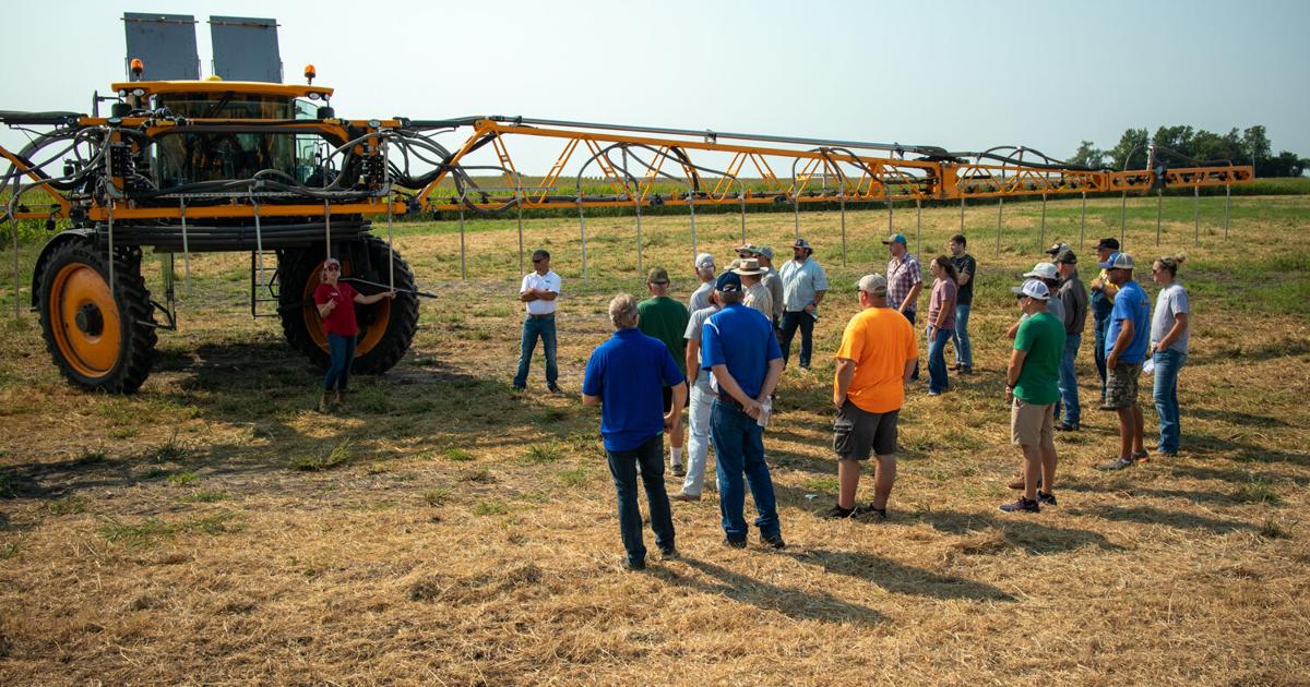Highboy rises above barriers to plant cover crops in cornfields