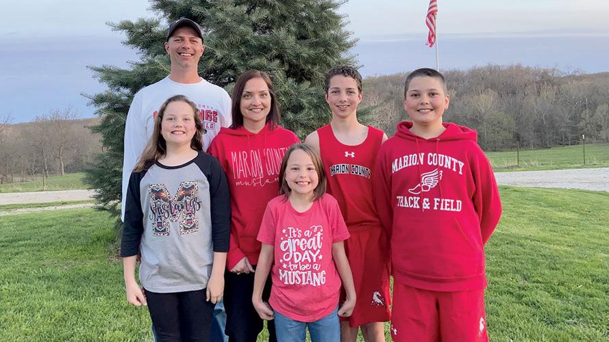 The Wright family farms near Emden, Mo.