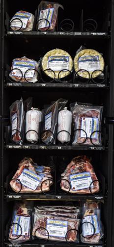 Frozen beef vending machine