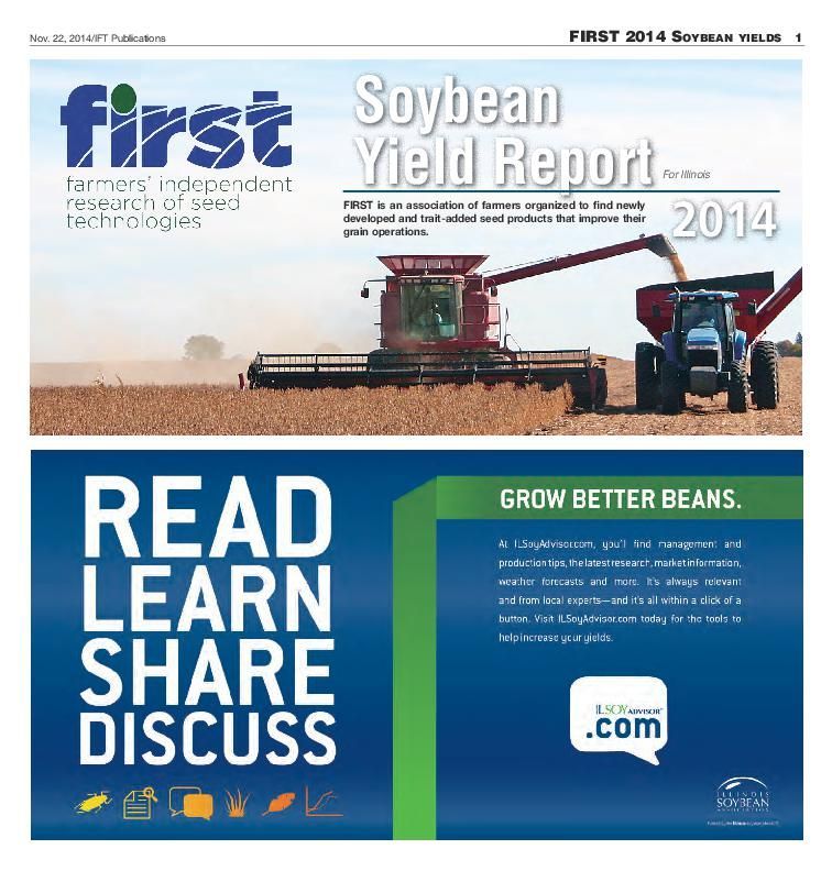 FIRST 2014 Soybean Yield Report - Illinois