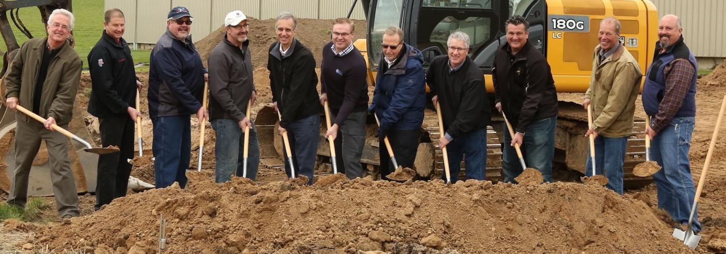 Group breaks ground for manure-processing system