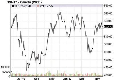 canola market chart-May 26, 2017