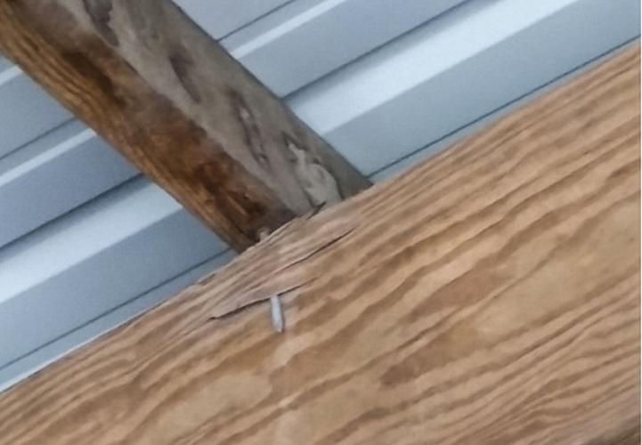 Figure 5. Roof-purlin attachment