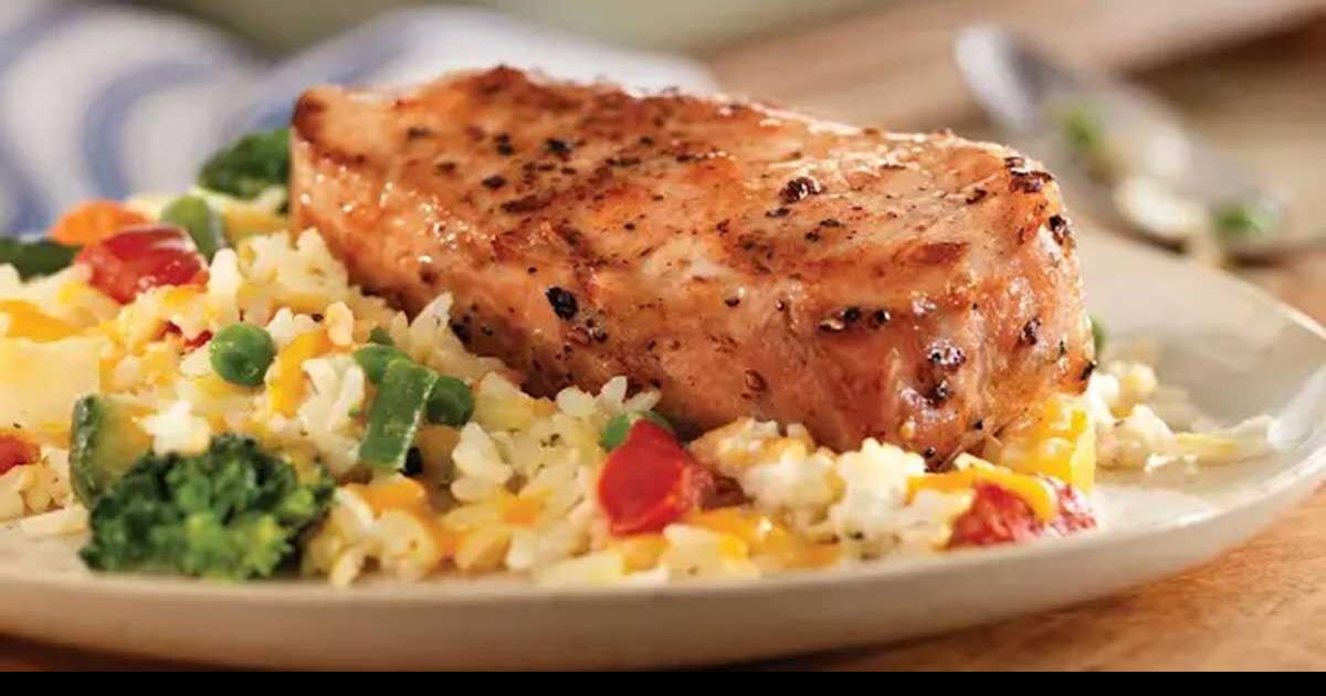 Easy Cheesy Pork Chop and Rice Casserole