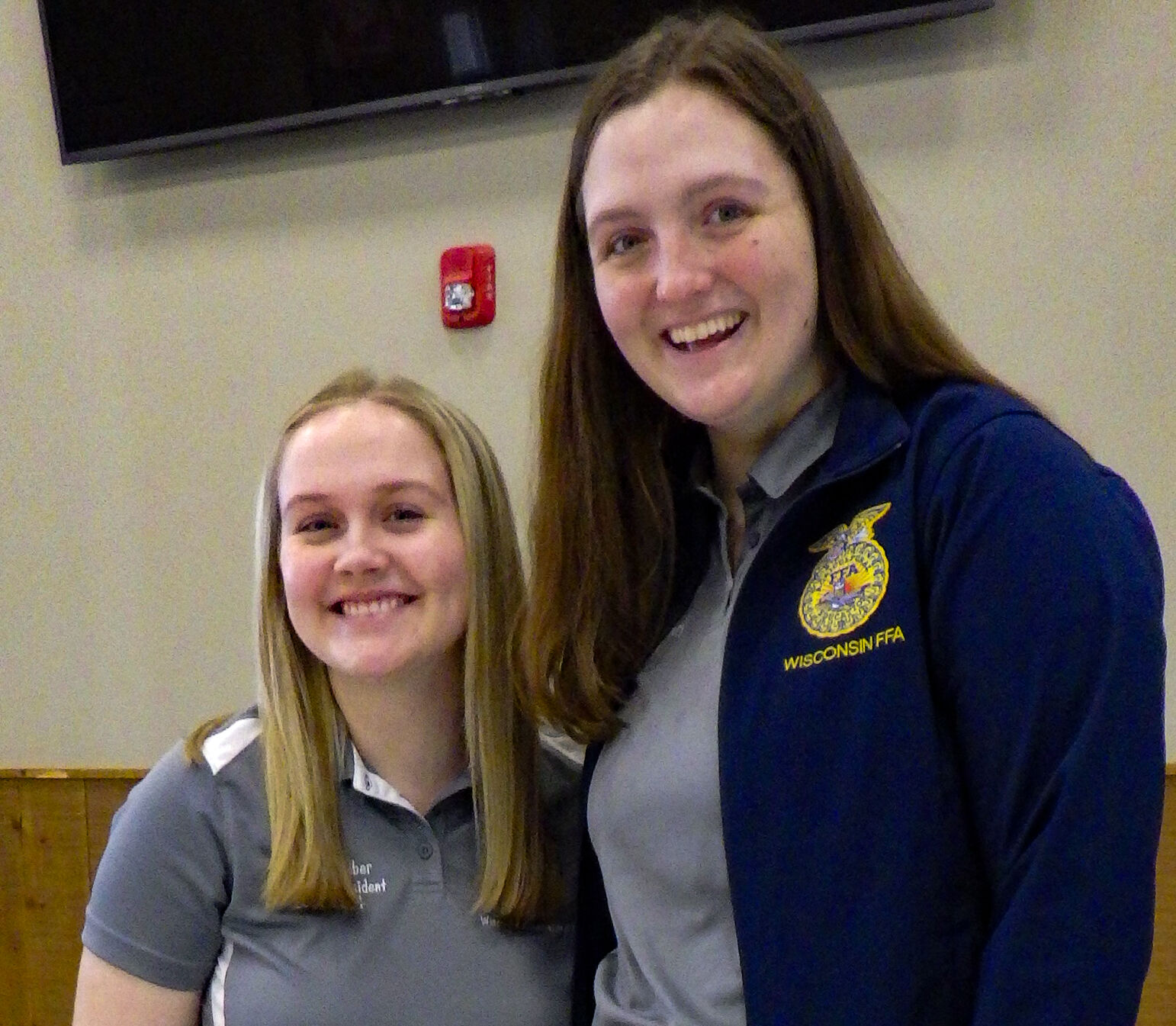Mary Schrieber and Amy Jentges