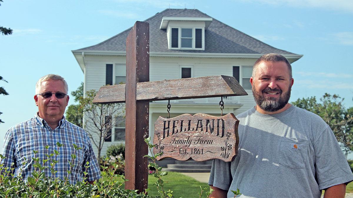 Father-and-son Michael and Nick Helland