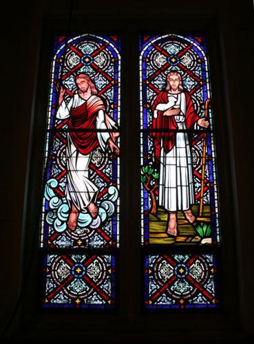 St Peter stained glass