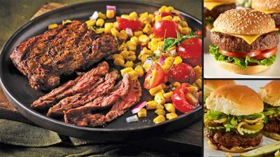 Skirt Steak and burgers