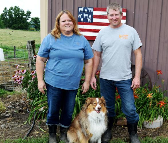 Kelly and Mike Bartels with Abby