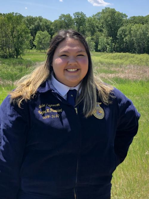 Minnesota State FFA Vice President Emilee Xavanourom, 2020/21