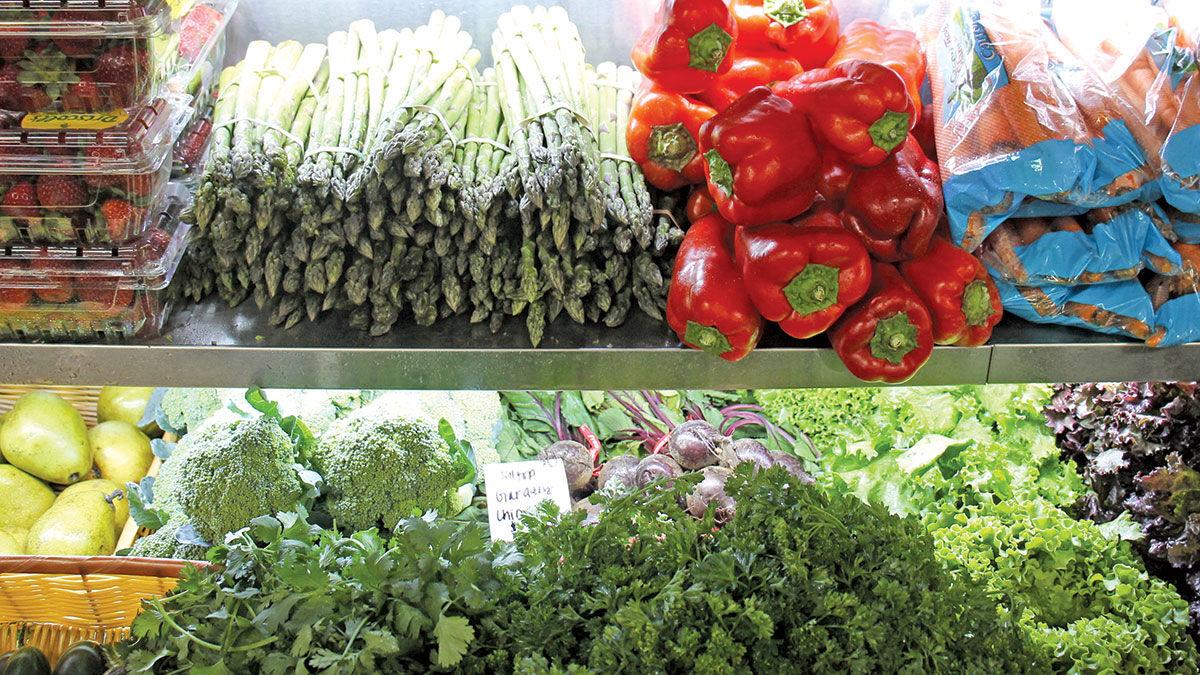 Fruits and vegetables