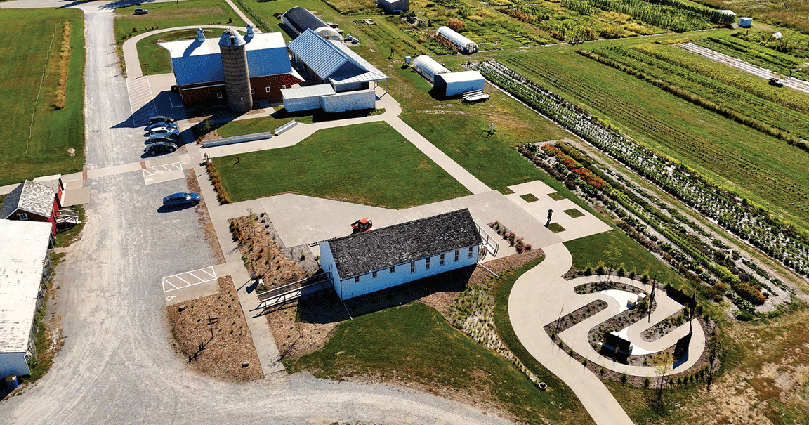 Johnson County Poor Farm near Iowa City, Iowa
