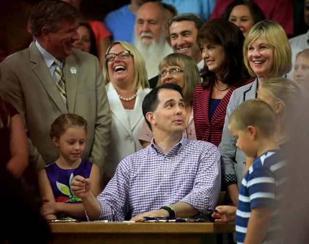 Gov. Scott Walker signs budget