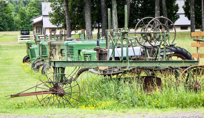 Antique tractor