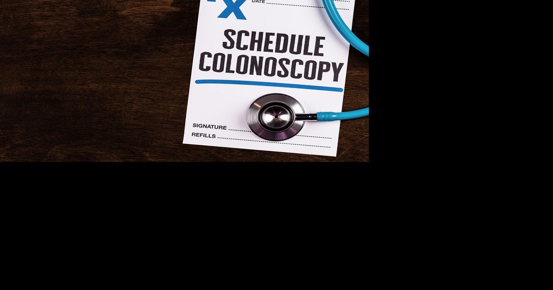 Doctor's orders reminder for colonoscopy exam