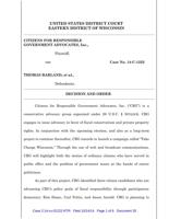 Federal judge orders state to stop enforcing anti-'coordination' law