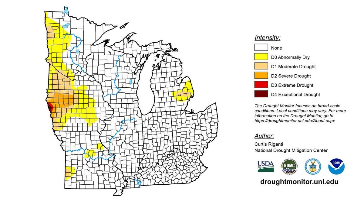 Drought Monitor map