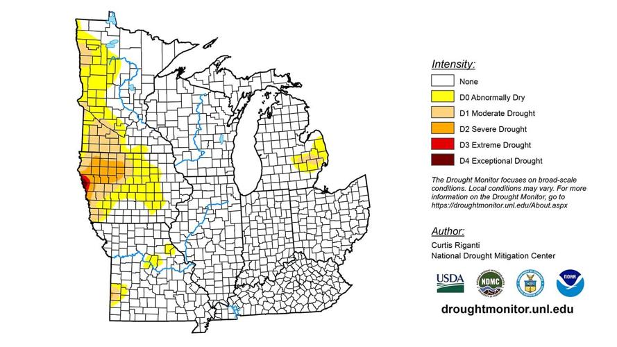 Drought Monitor map