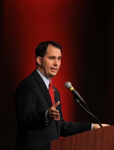 Scott Walker at Iowa fundraiser 1